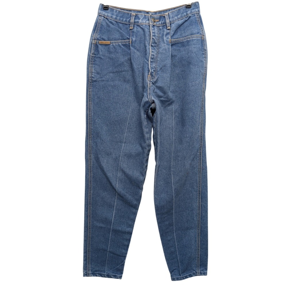 Vintage Gitano Tapered Jeans‎ Womens 11/12 Regular Blue High Rise Fair Spots